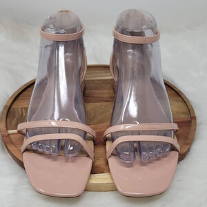 14th & Union Jemma Pink Summer Casual Sandal 1" Heels 8M New W/ Inperfections